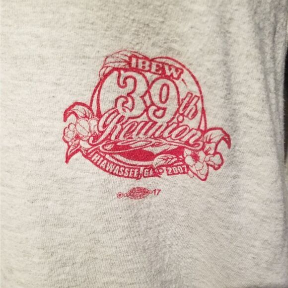 IBEW TANK TOP 39TH REUNION USA MADE 2XL. B18 - Picture 6 of 7